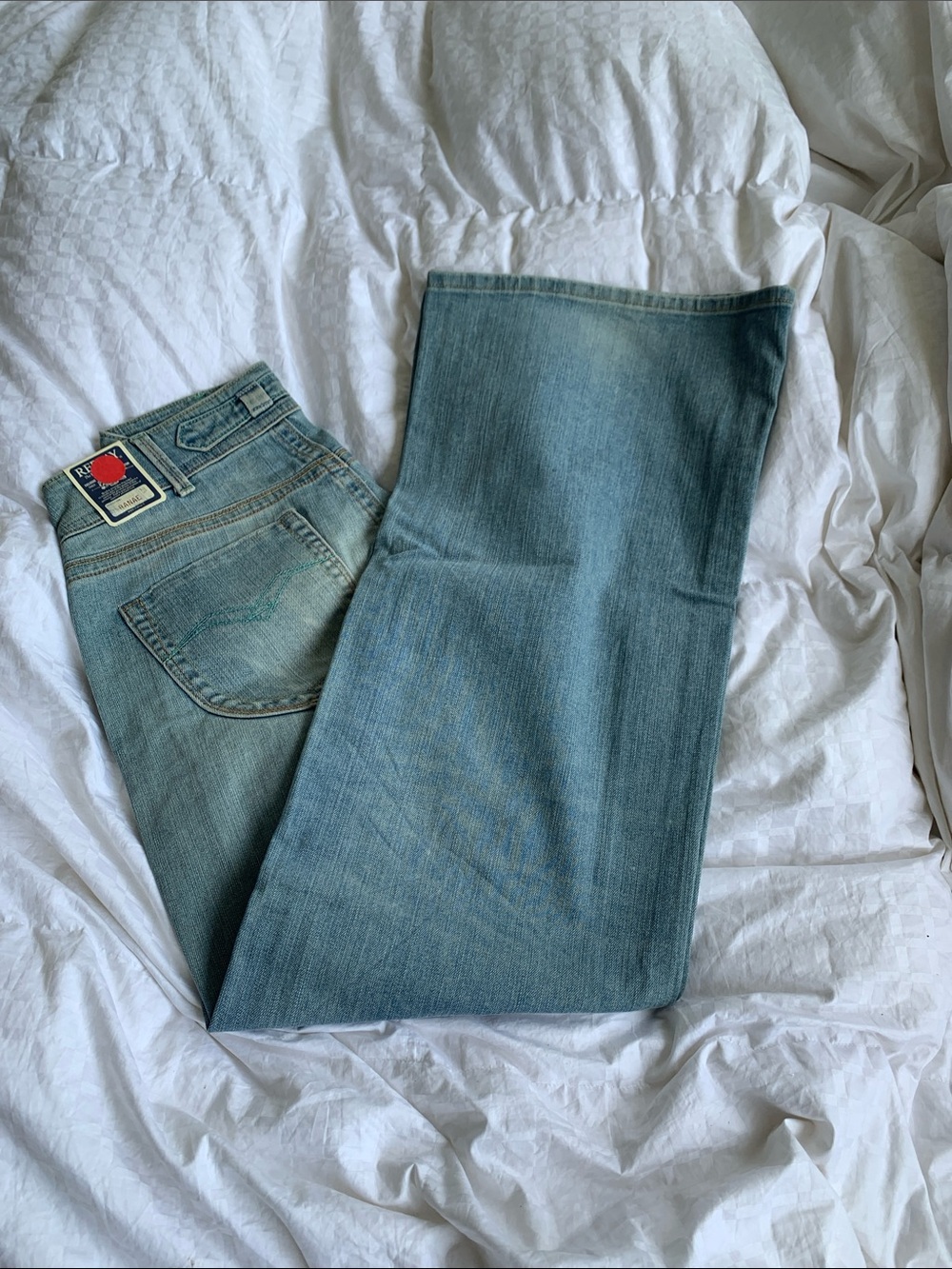 Replay Womens Light Blue Bootcut Jeans